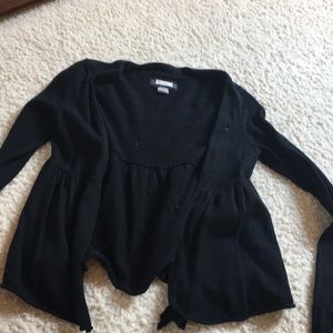aerie black soft sweater